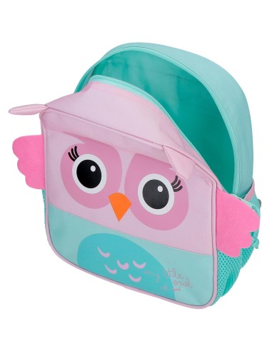 MOCHILA ADAP. 25CM. C/CARRO. ROLL ROAD HAPPY PETS OWL